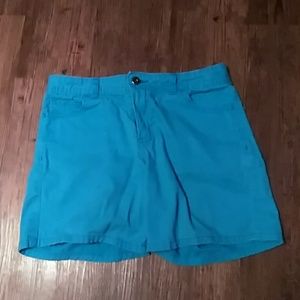 Blue shorts